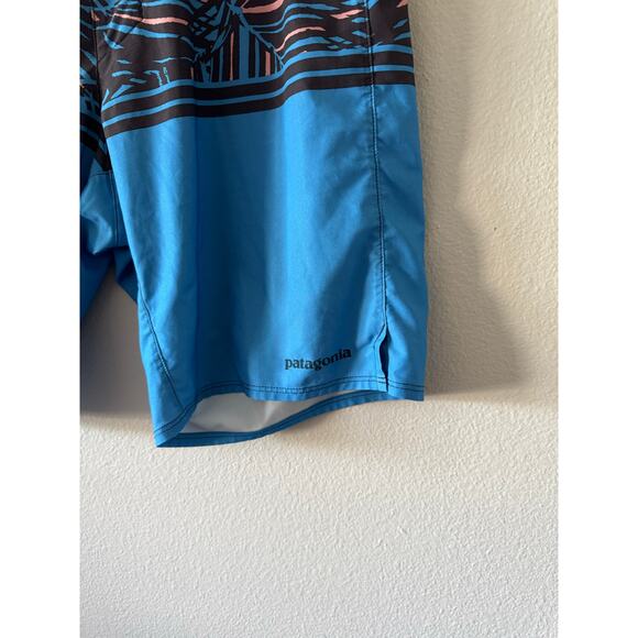 Patagonia Blue Men’s Stretch Planing Board Shorts Swim Trunks Packable Size 30 - Picture 7 of 13
